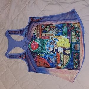 Disney Beauty & the Beast racerback tank top